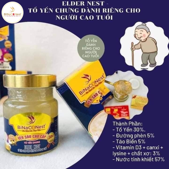 TỔ YẾN CHƯNG DÀNH RIÊNG CHO NGƯỜI CAO TUỔI