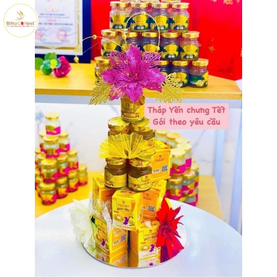 THÁP QUÀ YẾN 4 TẦNG